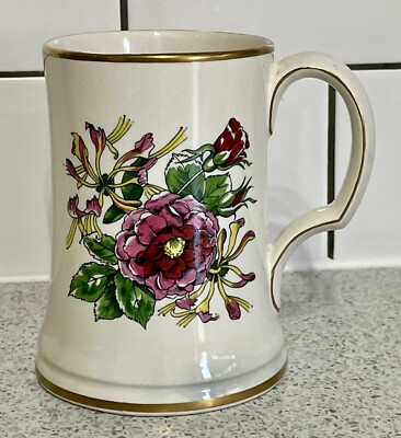 RIDGWAYS TANKARD SHB 1893-1953 FLORAL DESIGN BY JOHN NASH R.A. LTD ED 600 PIECES