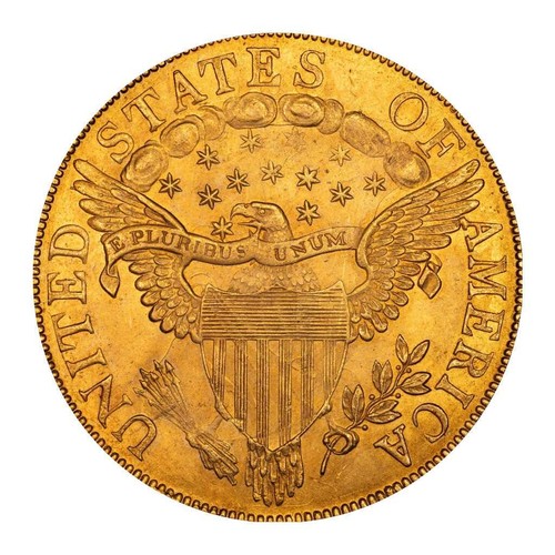 1803 $10 Gold Eagle Capped Bust Right Small Stars Reverse (CAC) MS64+ - Picture 2 of 4