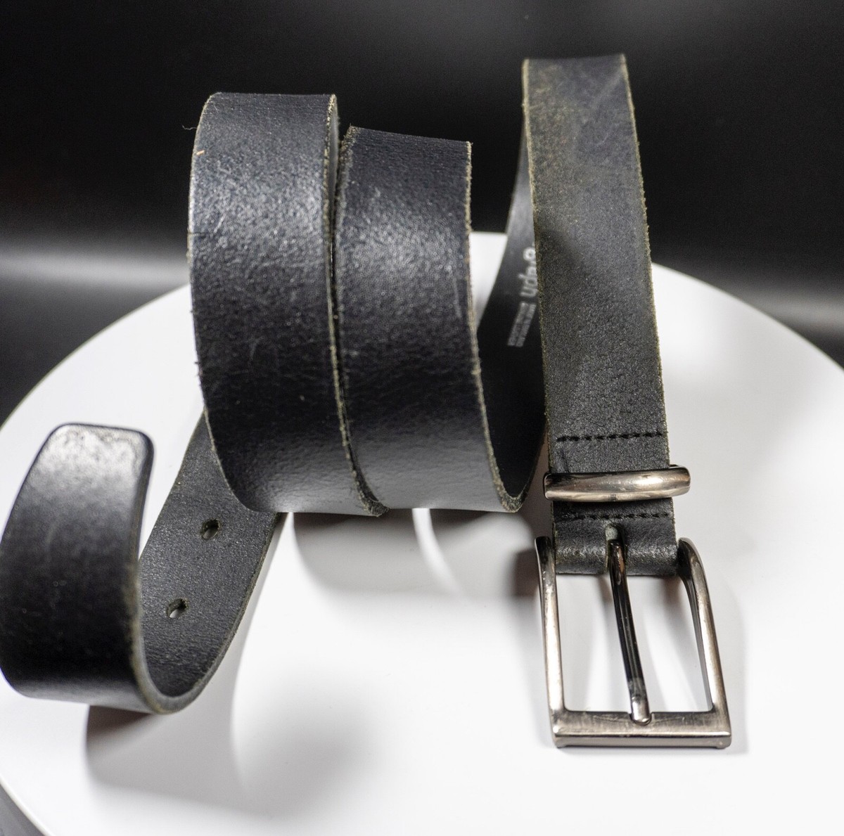 Autograph Marks and Spencer M&S Mens Leather Belt Vintage 