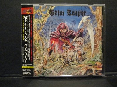 Grim Reaper - Rock You To Hell Rare Japan Edition OBI