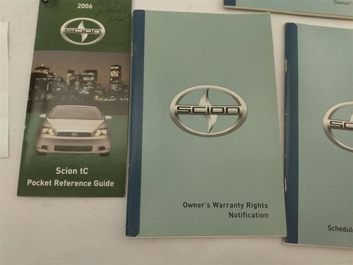 SCION TC Coupe 2006 Owners Manual Portfolio - Picture 3 of 11