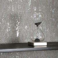 Guido Maria Kretschmer Vliestapete Putzoptik Taupe Metallic 10549-11 (2,80€/1Qm)