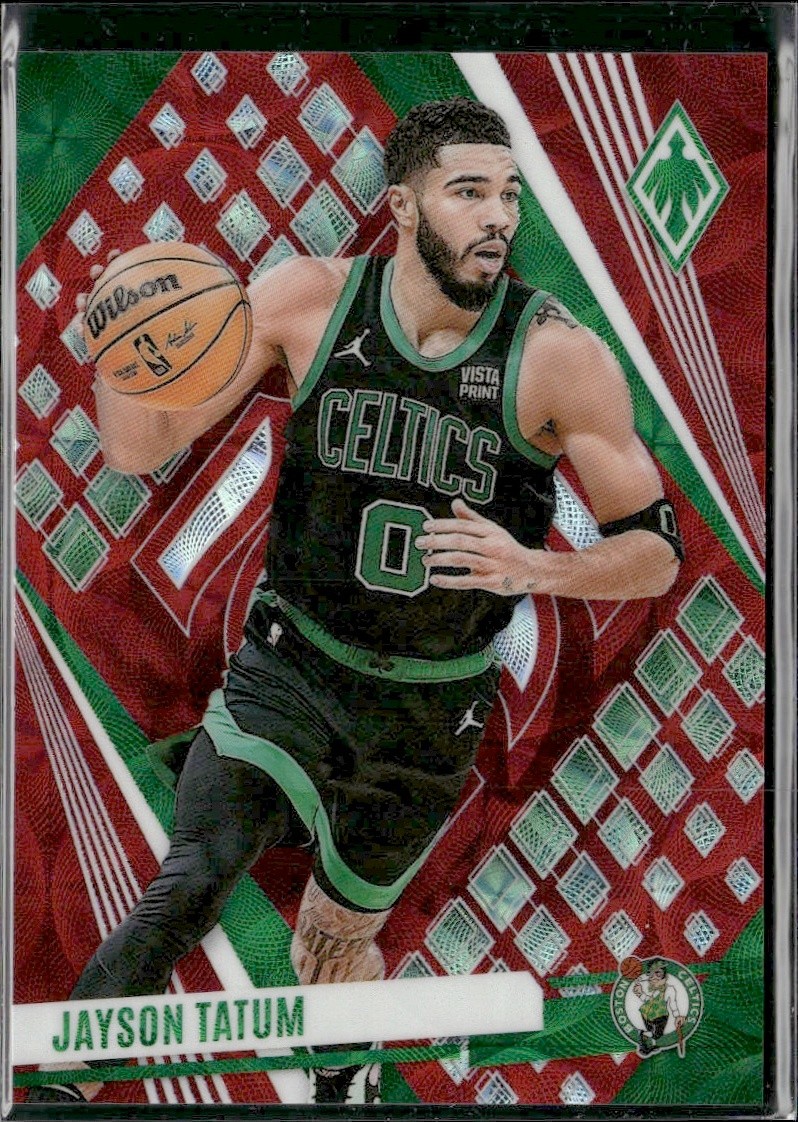 2023-24 Panini Phoenix Jayson Tatum #145 Fire Burst /75 Celtics NBA