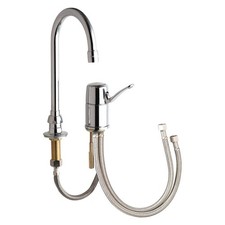 CHICAGO FAUCETS 2302-ABCP Gooseneck,Chrome,Chicago Faucets,2302 26Y245
