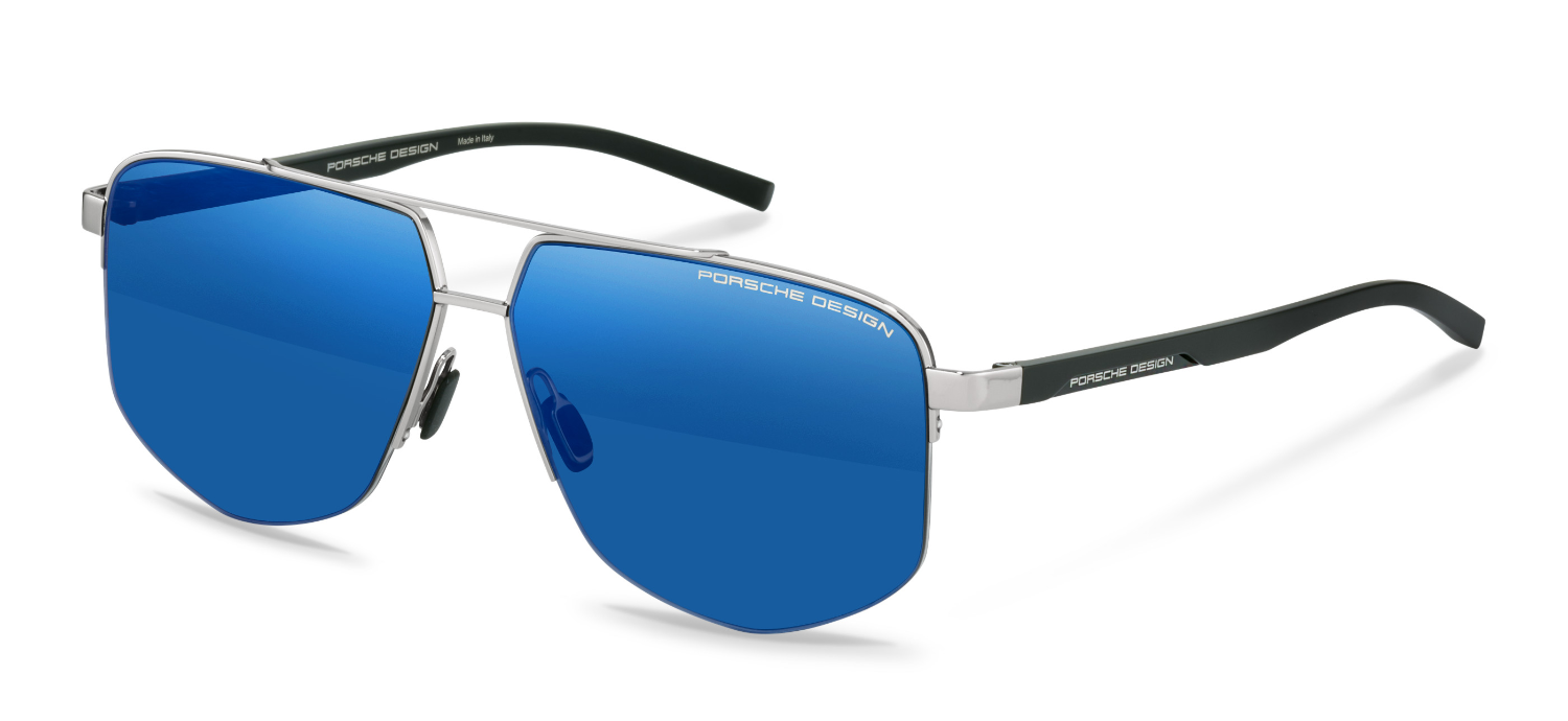 Occhiali da Sole Porsche Design P8943 B195 palladium, black 63/12/145 Uomo
