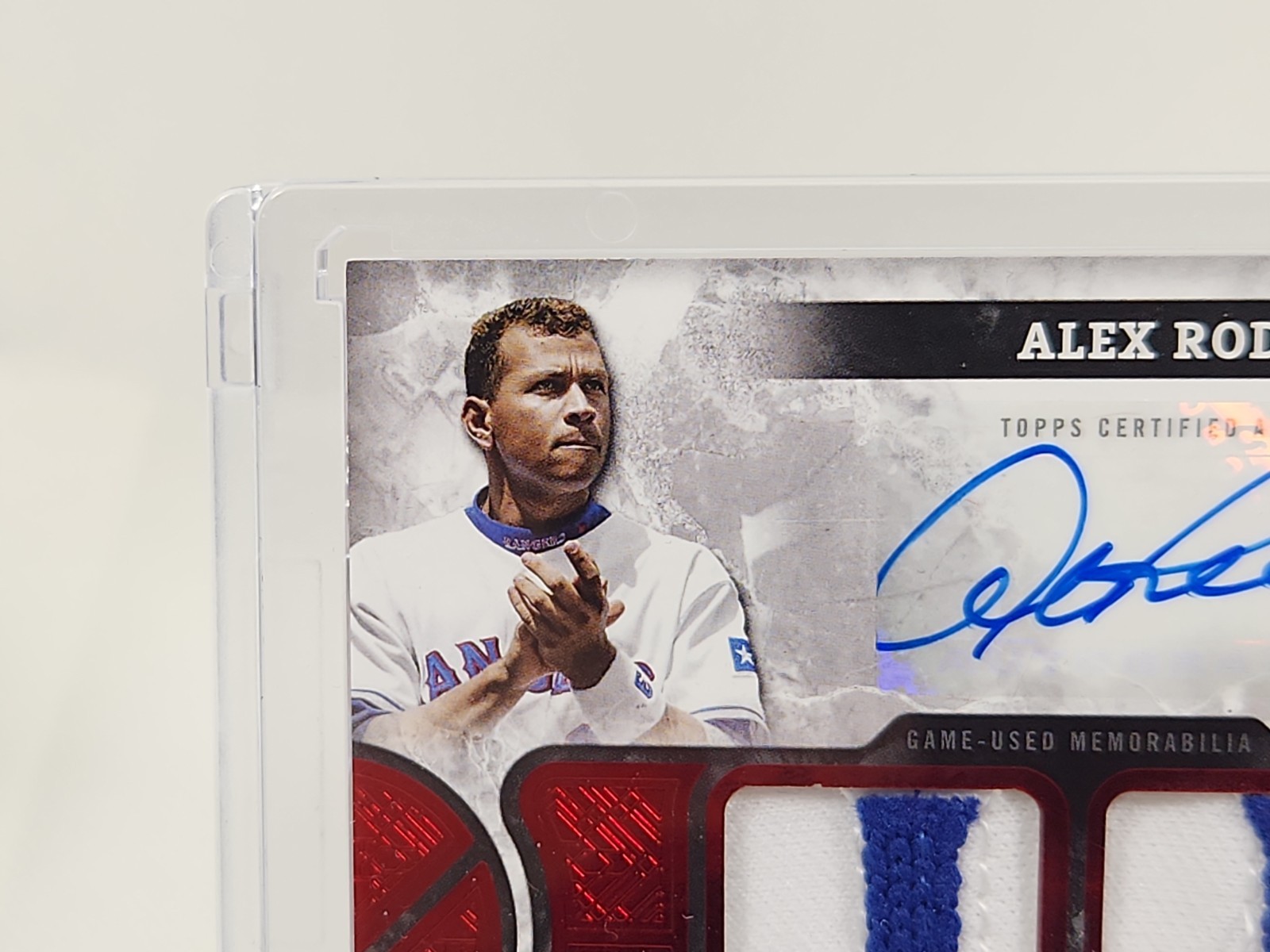 ALEX RODRIGUEZ 2025 TOPPS TIER ONE GAME USED PATCH Red AUTO /10 YANKEES AT1R-AR0 view 2