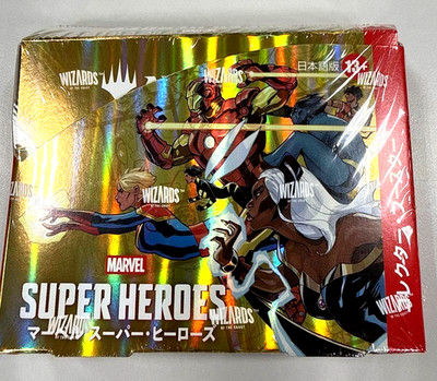 NEW MTG Marvel Super Heroes Collector Booster Box Japanese Sealed