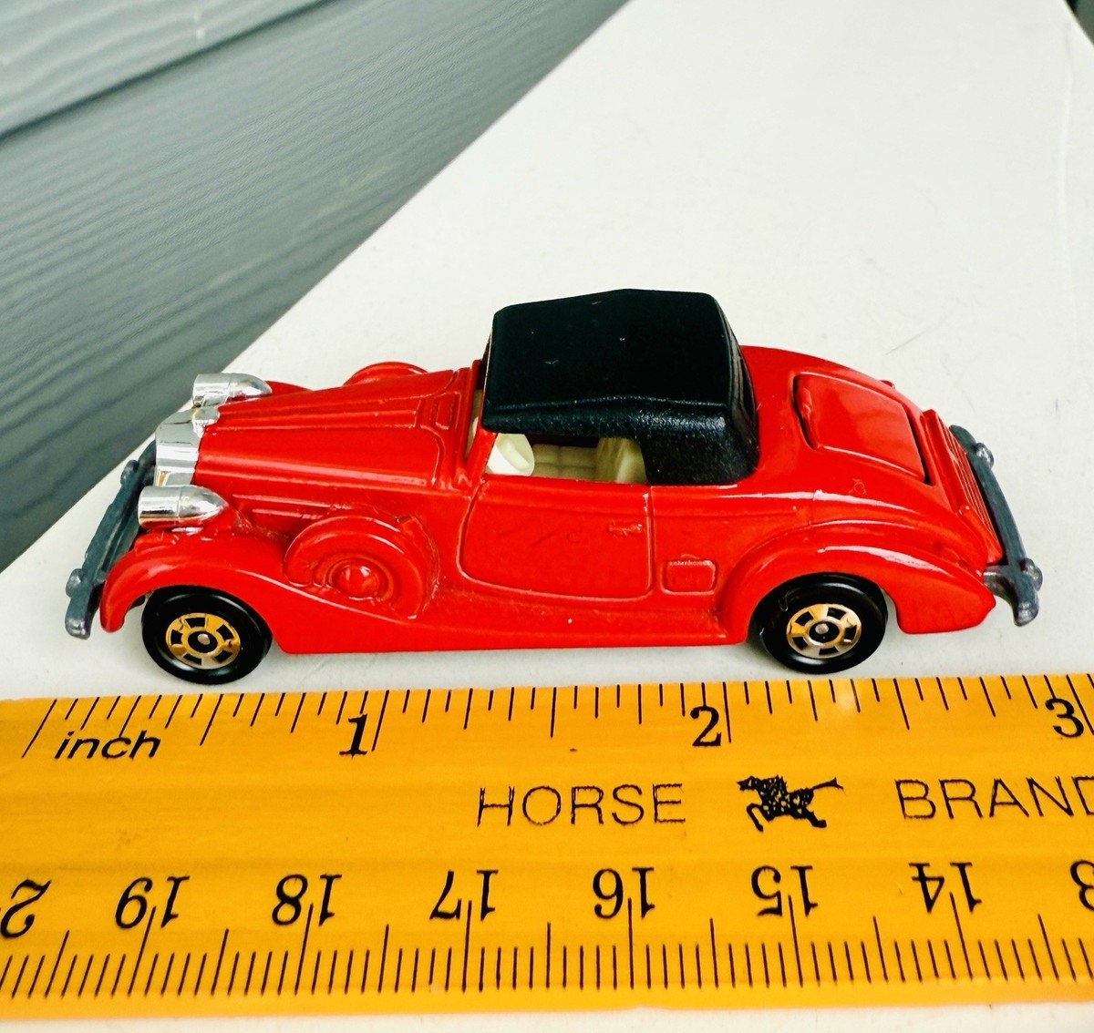トミカ PACKARD COUPE ROADSTER 赤 Vtg 1978 Tomica Tomy Packard Coupe Roadster 1/72 Scale Red Made In