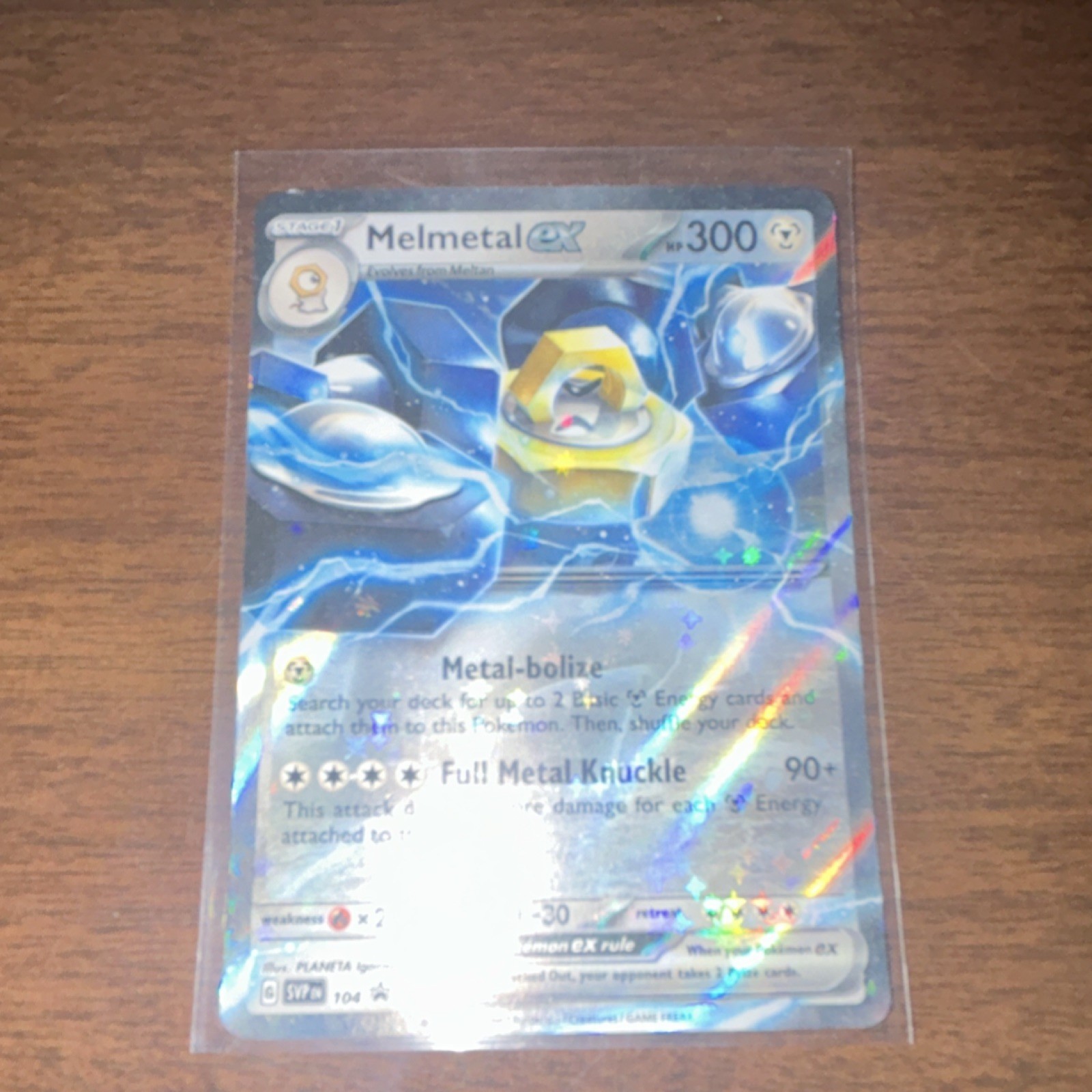 Pokémon TCG Melmetal ex 104 SV Scarlet & Violet Promo Holo 300HP EN