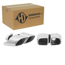 DIEDERICHS TUNING 63mm ENDROHRBLENDE BRÜNIERT passend für PORSCHE MACAN