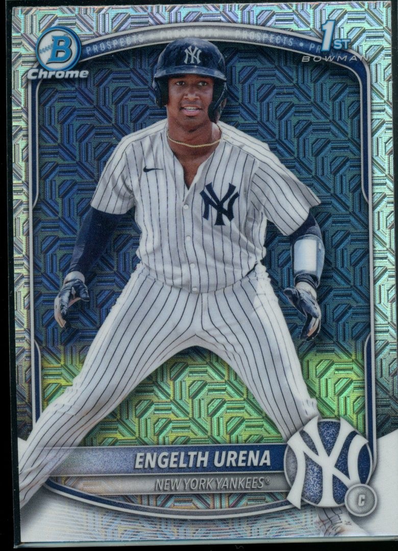 2025 Bowman #BCP-16 Engelth Urena Chrome Prospects Mojo Refractor