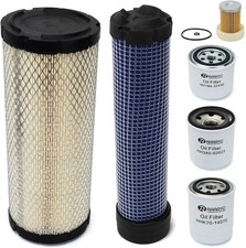 Tractors maintenance kit Oil, Fuel, Air & Hydraulic Filters Compatible with Kubo