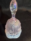 Vintage Fenton Glass Bell Pink Opalescent Iridescent ‘Lily of the Valley'  6” — photo 3