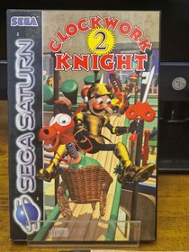 Clockwork Knight 2 Sega Saturn Complete PAL With Acrylic Protective Case