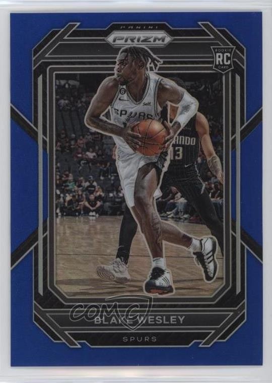 2022-23 Panini Prizm Blue Prizm 121/199 Blake Wesley #264 5ub