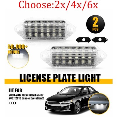 License Plate Light For 2003-17 Mitsubishi Lancer 07-16 Lancer Evolution X 2-6X