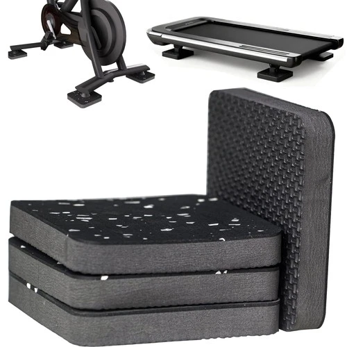 Treadmill Mat Pads,Walking Pad Mat for Bike Hardwood Floors&Carpet, 4 Packs 3... - Picture 1 of 8