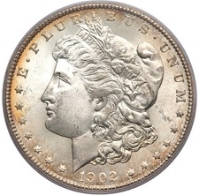 1902-S $1 PCGS MS65 CAC Morgan Silver Dollar 10735247