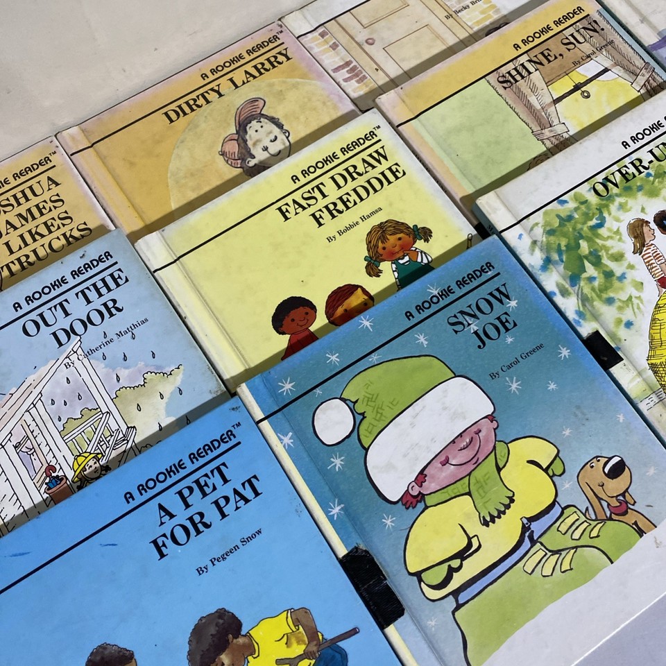1980's Vtg 12 Lot A ROOKIE READER Kids BOOKS EARLY/EASY LEARN TO READ ...