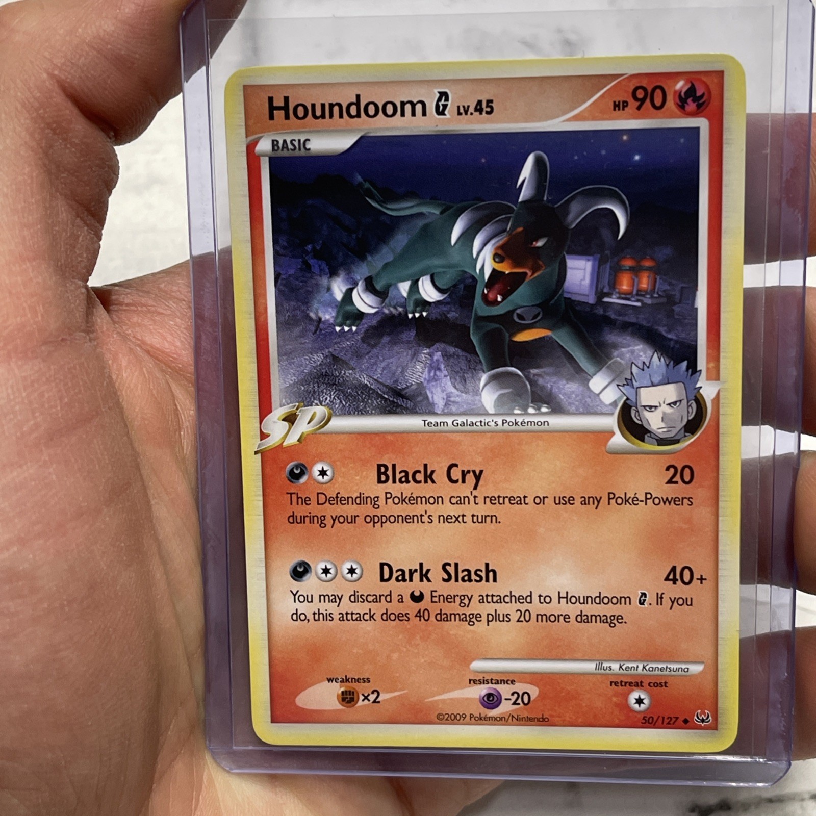 Houndoom G 50/127 Uncommon Platinum Non Holo Pokémon Card NM Near Mint Pokemon