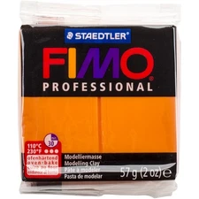 Fimo Professional Soft Polymer Clay 2oz-Orange - 6 Pack