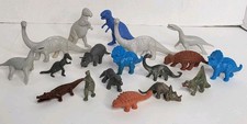 Lot Of Vintage Plastic Dinosaur Toys Small Mini