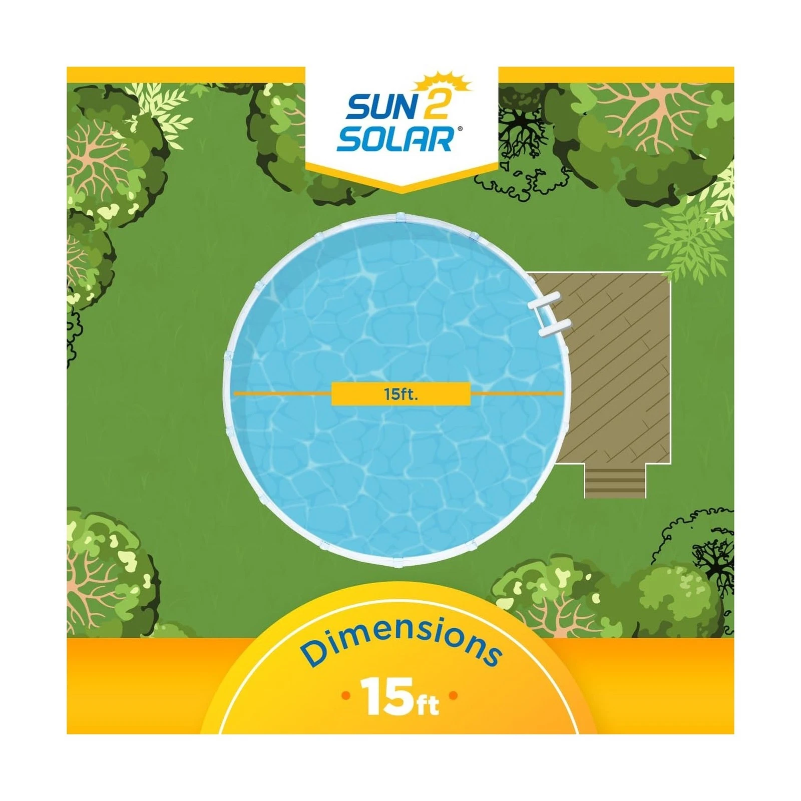 Sun2Solar Pool Solar Cover - Thumbnail 3