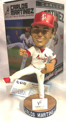 2015 SPRINGFIELD CARDINALS CARLOS MARTINEZ SGA BOBBLEHEAD ~ NIB 