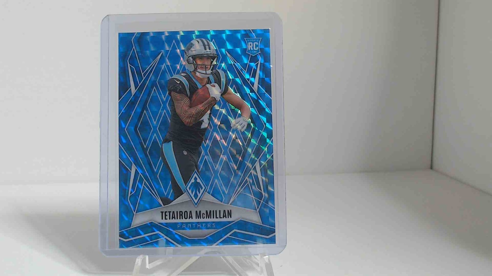 Tetairoa McMillan 2025 Panini Phoenix Blue Rookie RC #155 /385 Panthers