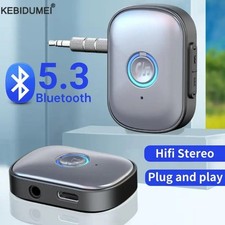 Bluetooth Car Aux Adapter 3.5mm Wireless Audio Receiver for Home Stereo Speaker