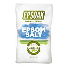 Epsoak Epsom Salt 18 lb. Agricultural Grade Magnesium Sulfate. Resealable Bulk