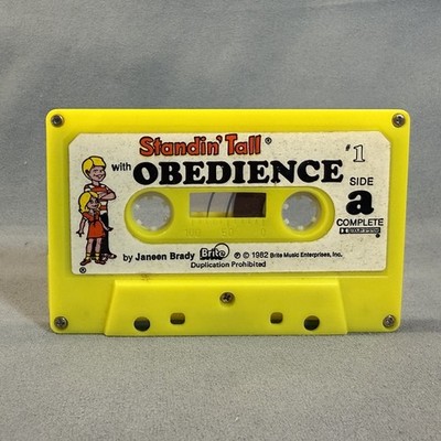 Standing Tall: Obedience By Janeen Brady Brite Yellow Cassette Tape #1