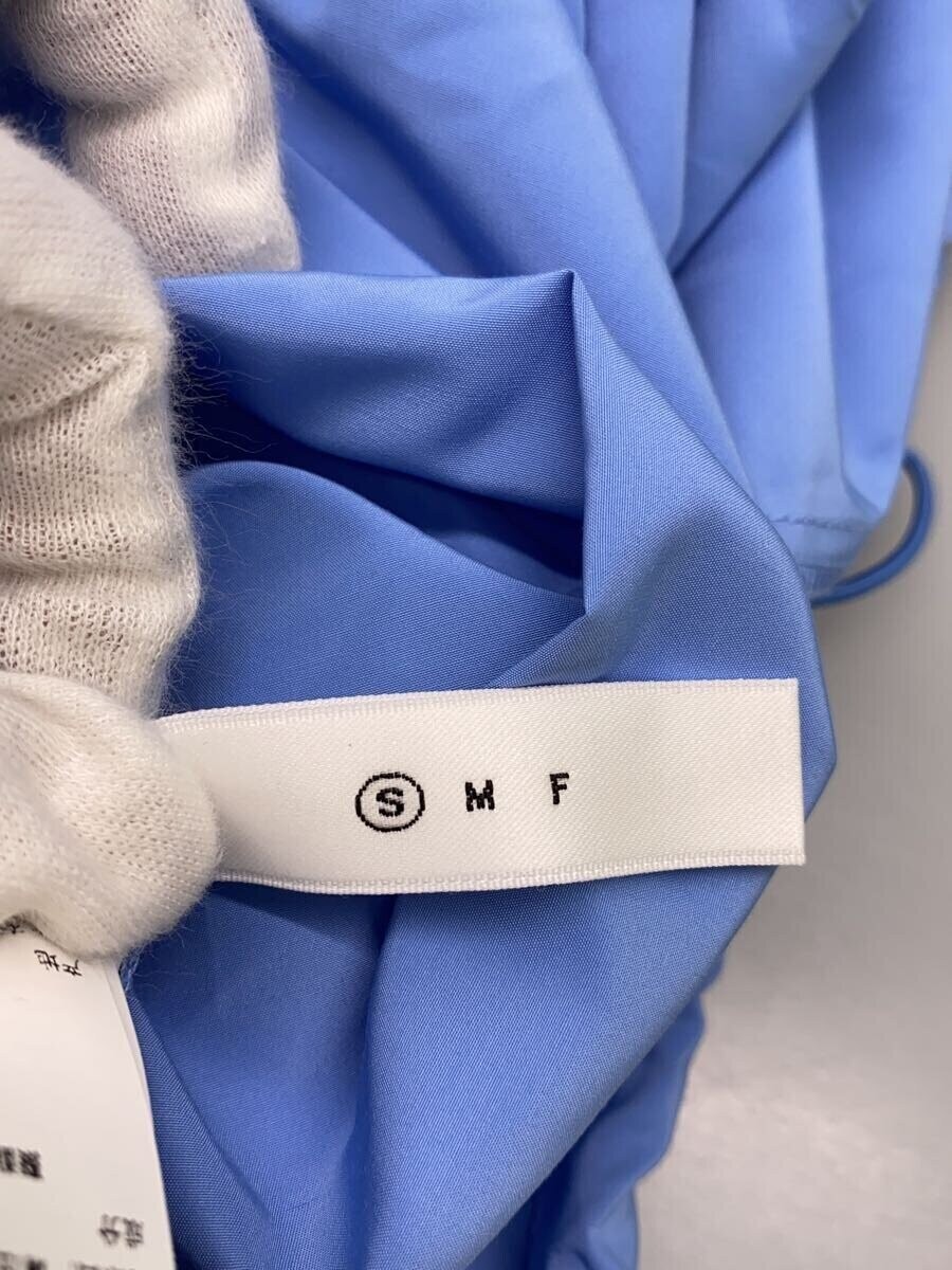 AMERI Shirt Dress S Polyester BLU Solid 014105801… - image 4