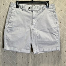Bonobos Men's Casual Flat Front Shorts Slim Tan Khaki 33 7  Inseam Cotton