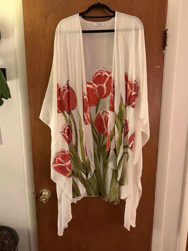 Hand Painted Decorative Shawl