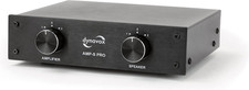 Dynavox AMP-S Pro, Interruttore Amplificatore E Altoparlante in Metallo, per Amp