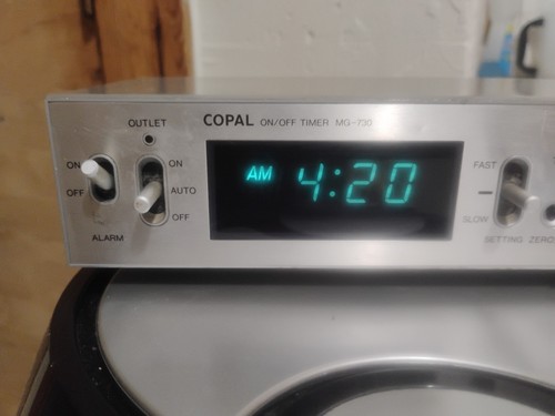 Timer on/off Copal anni 70 MG-730 testato - Foto 2 di 11