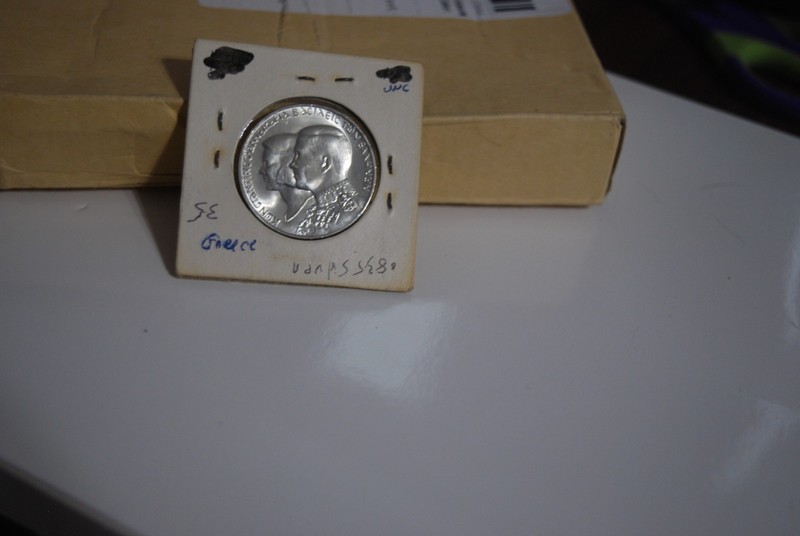 1964 GREECE 30 AP SILVER COIN