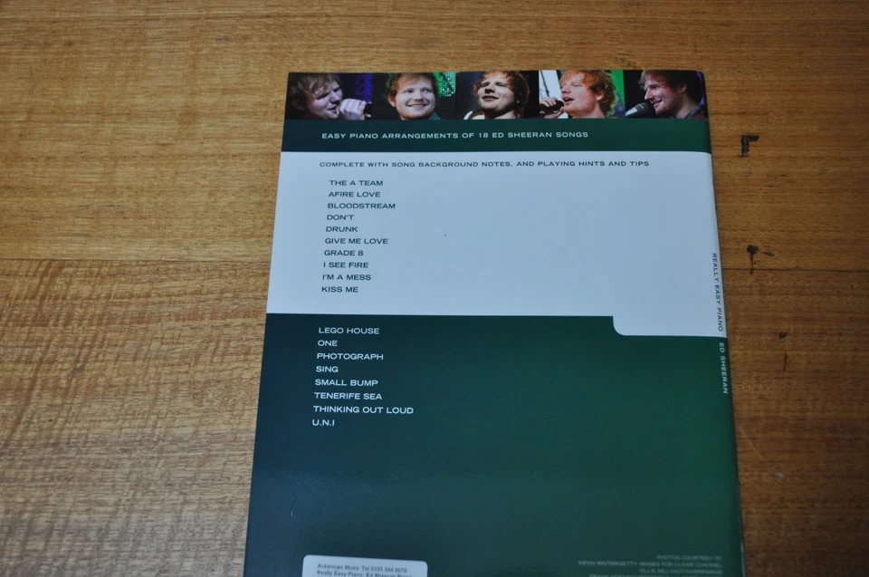 REALLY EASY PIANO ED SHEERAN 18 SONGS - WISE PUBLICATIONS - Image 4 of 4