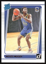 2021-22 Donruss Rated Rookie Moses Moody RC #234 Golden State Warriors