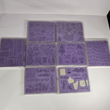 See D's Rubber Stamps Lot Crafting Card Making Scrapbooking Floral Baby More