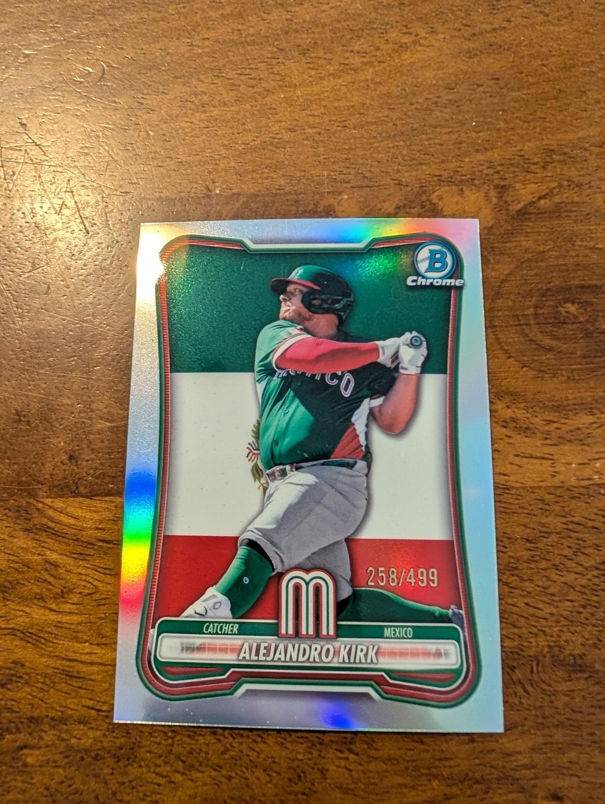 2026 Bowman Chrome #WBC-46 Alejandro Kirk WBC Flag #/499