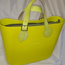 O bag MINI - Borsa Nuova Originale O bag - Col. Fresia Int. Salvia Manici Verde