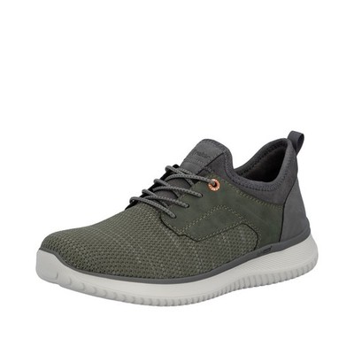 RIEKER Herren Slipper Sneaker grün B9651-52 leicht und bequem sportlich
