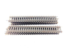 10  HO 1/1 gerade Gleise Schienen Fleischmann Pappschwellen Modelleisenbahn /W42