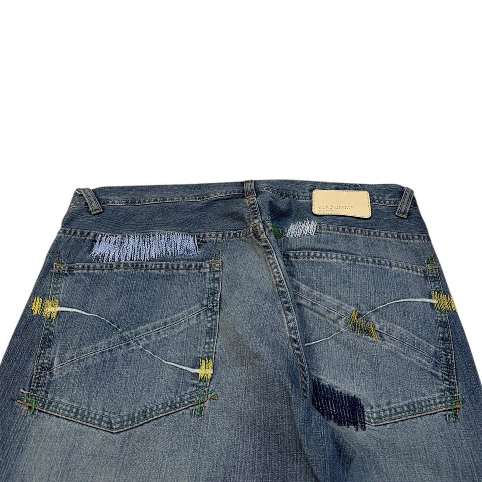 Винтажные мешковатые джинсы фигуристки Cybery2k гранж ecko unltd - Изображение 4 из 4
