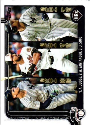 2025 Topps Series 1 - League Leaders Judge, Soto, Santander #79