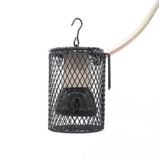 lygchii Bird Heat Lamp, Protective Reptile Heater Guard- Mesh Cage Lampshade...