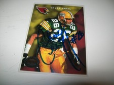 1993 SKYBOX CHUCK CECIL AUTOGRAPH SIGNED AUTO #138 ARIZONA CARDINALS