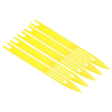 Netting Needle Shuttles 9#, 5 Pack Plastic Fishing Net Repair Tool, Yellow